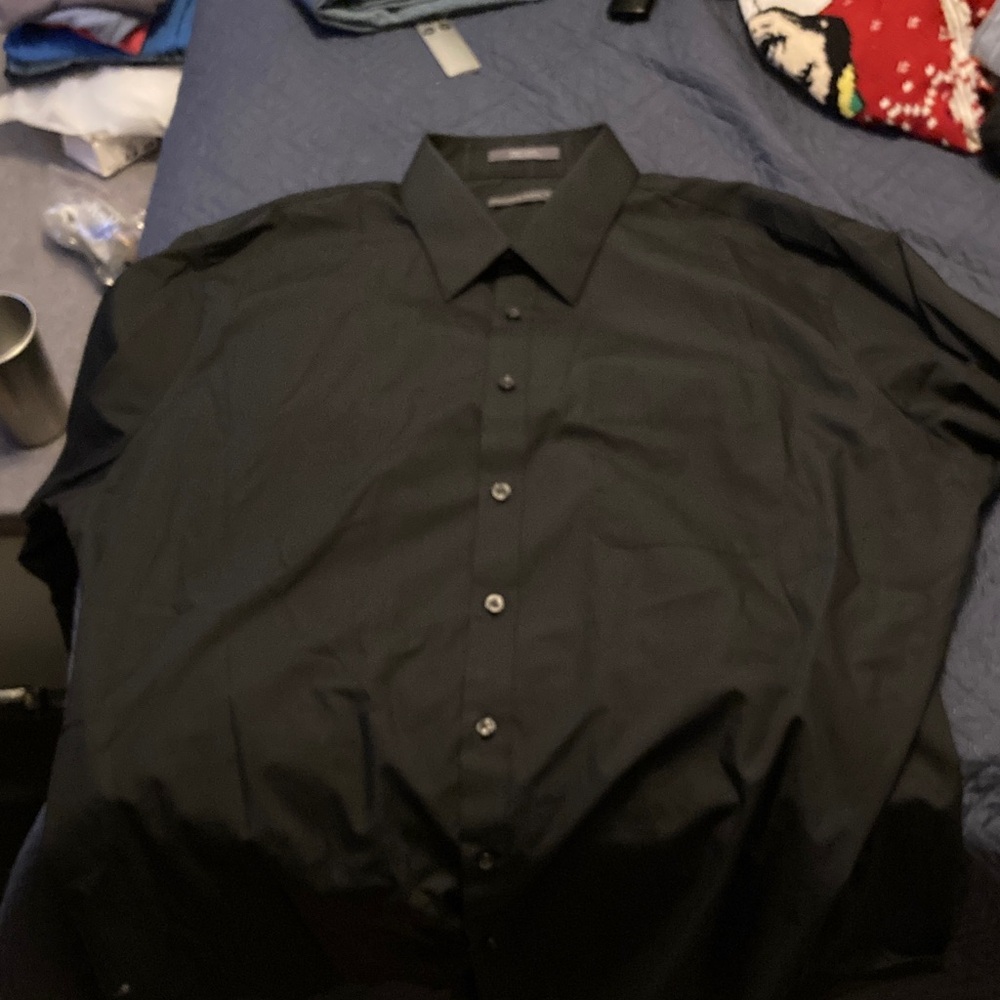 Classic Black Dress Shirt for Men